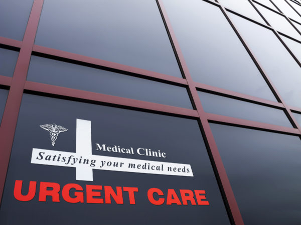 Urgent Care Building and sign - Expert Witness for Emergency Medicine Cases | Dr. Mallory